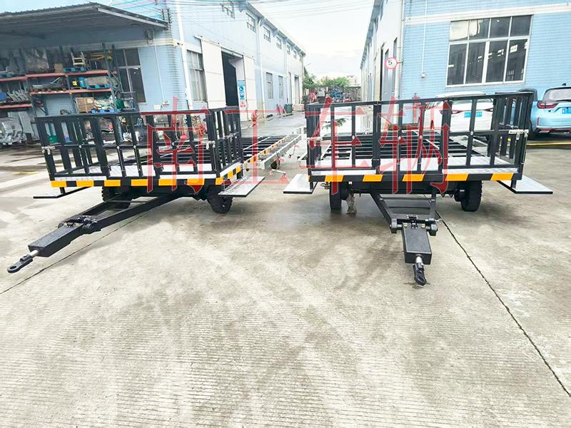 5吨带不锈钢配件牵引IM在线（中国） 护栏型全挂车