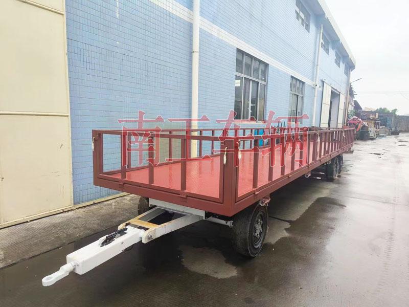 7吨IM在线（中国）牵引工具拖车 带护栏减震刹车功能拖车
